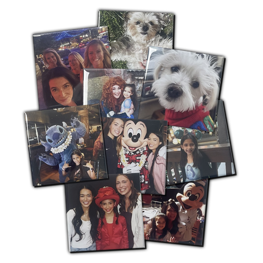 Square 2"x2" Custom Magnets (Set of 9)